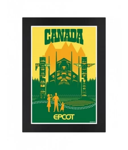 EPCOT Canada Pavilion Matted Print $11.52 HOME DECOR