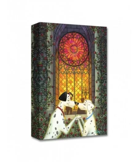 Pongo and Perdita ''101 Roses'' Giclée on Canvas by Tim Rogerson $59.98 COLLECTIBLES