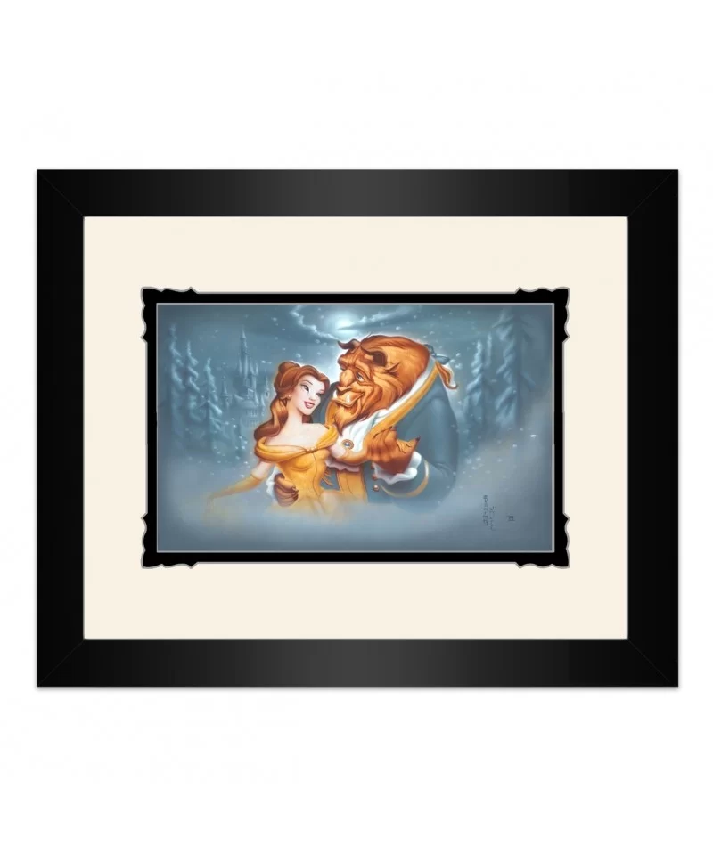 Beauty and the Beast ''Evening Waltz'' Framed Deluxe Print by Noah $60.16 COLLECTIBLES