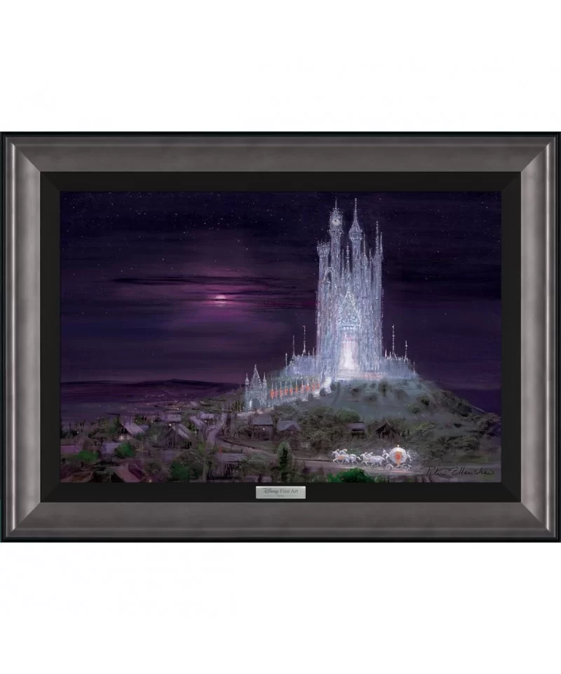 Cinderella ''Glass Castle'' by Peter Ellenshaw Framed Canvas Artwork – Limited Edition $114.80 COLLECTIBLES