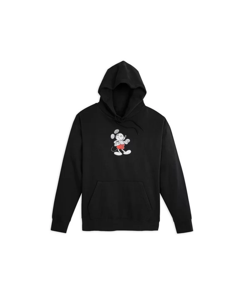 Mickey Mouse Genuine Mousewear Pullover Hoodie for Adults – Black $16.46 WOMEN