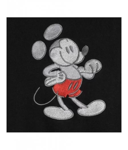 Mickey Mouse Genuine Mousewear Pullover Hoodie for Adults – Black $16.46 WOMEN