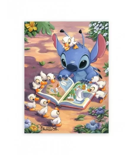 Stitch ''Finding Family'' Giclée by Michelle St.Laurent – Limited Edition $42.00 COLLECTIBLES