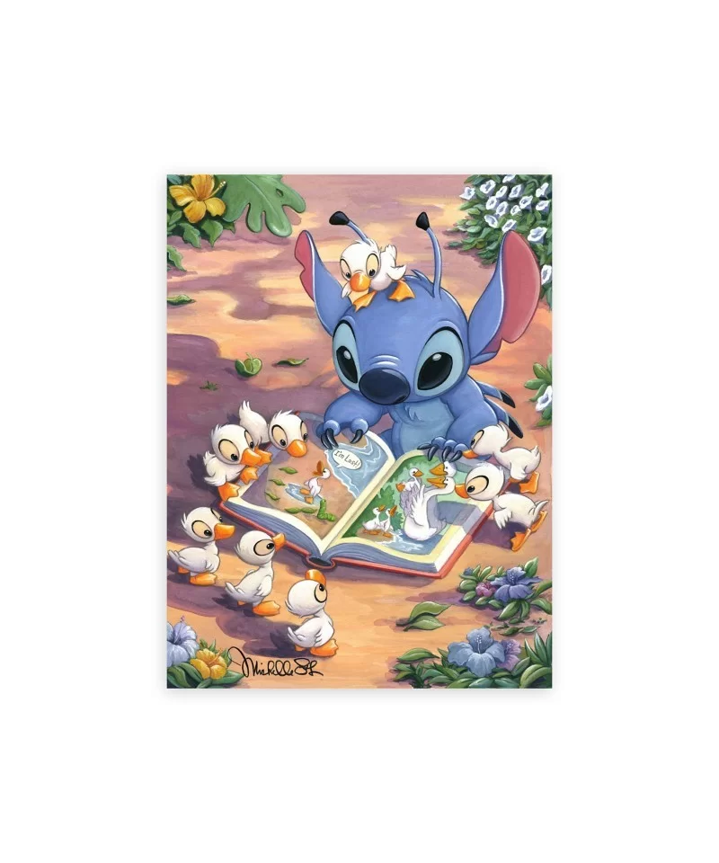 Stitch ''Finding Family'' Giclée by Michelle St.Laurent – Limited Edition $42.00 COLLECTIBLES