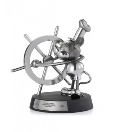 Mickey Mouse Steamboat Willie Pewter Figurine by Royal Selangor – Limited Edition $367.20 COLLECTIBLES