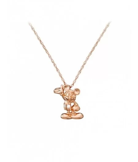 Mickey Mouse Necklace – Diamond and 14K $288.00 ADULTS