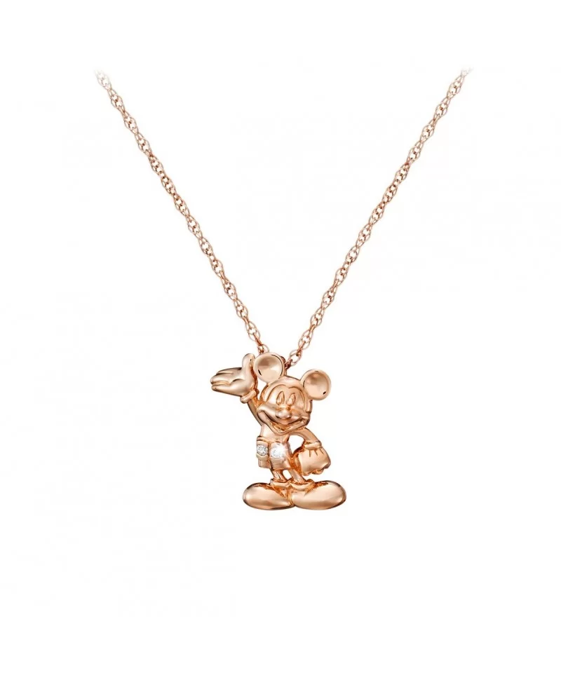 Mickey Mouse Necklace – Diamond and 14K $288.00 ADULTS