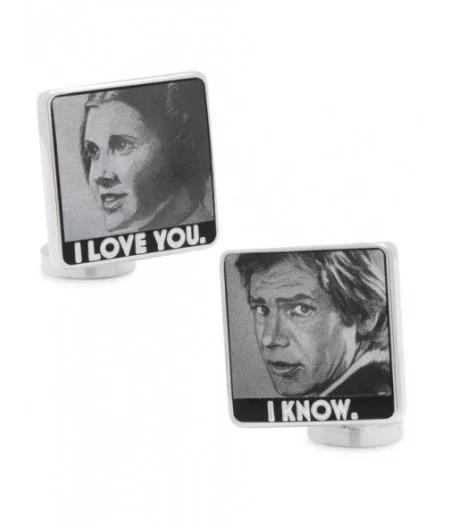 Princess Leia and Han Solo Cufflinks $18.48 ADULTS