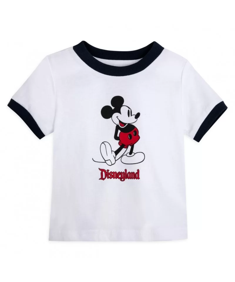 Mickey Mouse Classic Ringer T-Shirt for Baby – Disneyland – White $8.00 UNISEX