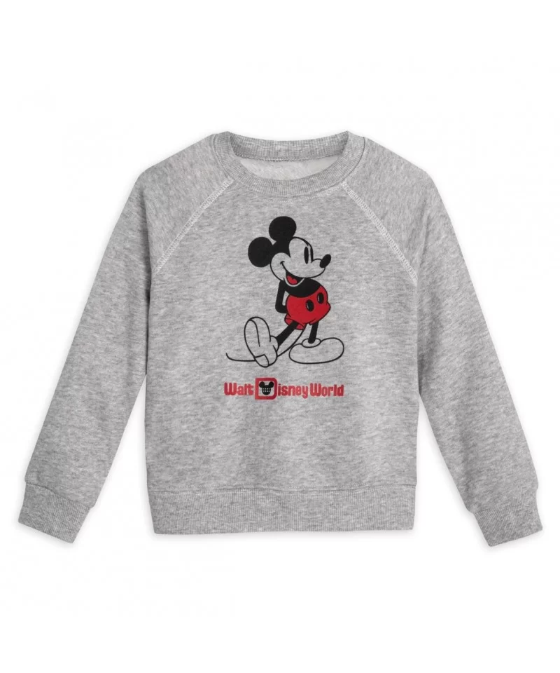 Mickey Mouse Classic Sweatshirt for Kids – Walt Disney World – Gray $8.68 GIRLS