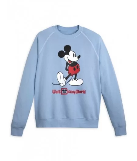 Mickey Mouse Classic Sweatshirt for Adults – Walt Disney World – Blue $21.56 UNISEX