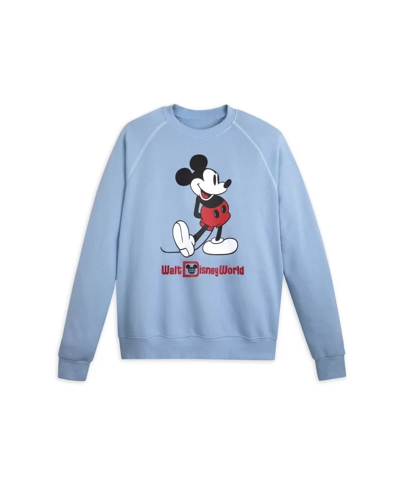 Mickey Mouse Classic Sweatshirt for Adults – Walt Disney World – Blue $21.56 UNISEX