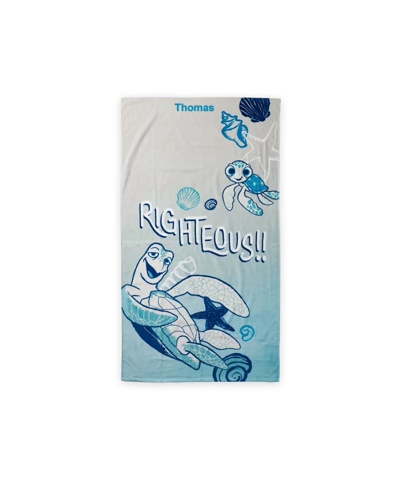 Crush and Squirt Beach Towel – Finding Nemo – Personalized $7.20 BED & BATH