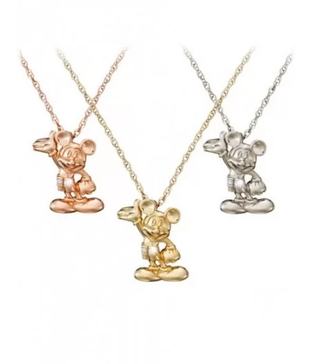 Mickey Mouse Figure Diamond Necklace – 18 Karat $543.20 ADULTS