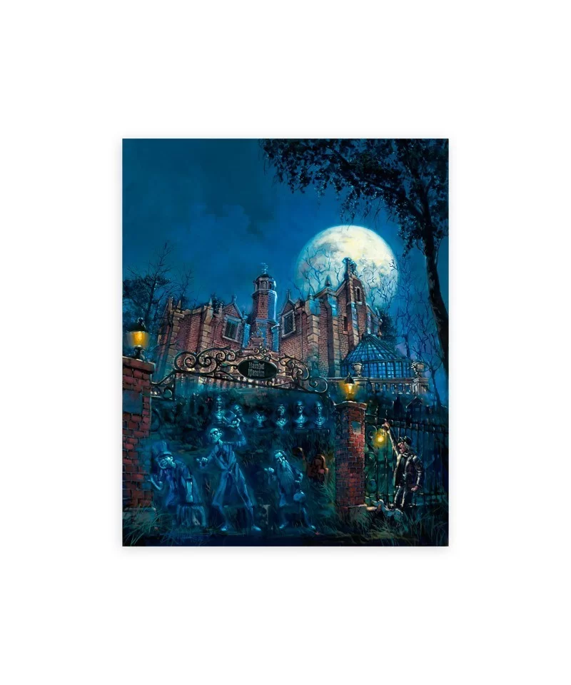 The Haunted Mansion ''Haunted Mansion'' Signed Giclée by Rodel Gonzalez – Limited Edition $223.20 COLLECTIBLES