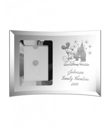 Walt Disney World Glass Frame by Arribas – Large – Personalized $19.84 HOME DECOR