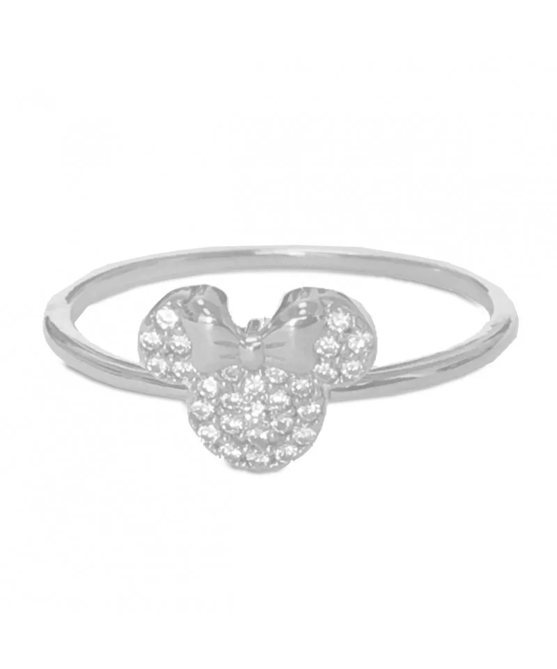 Minnie Mouse Icon Ring by CRISLU – Platinum $21.60 ADULTS