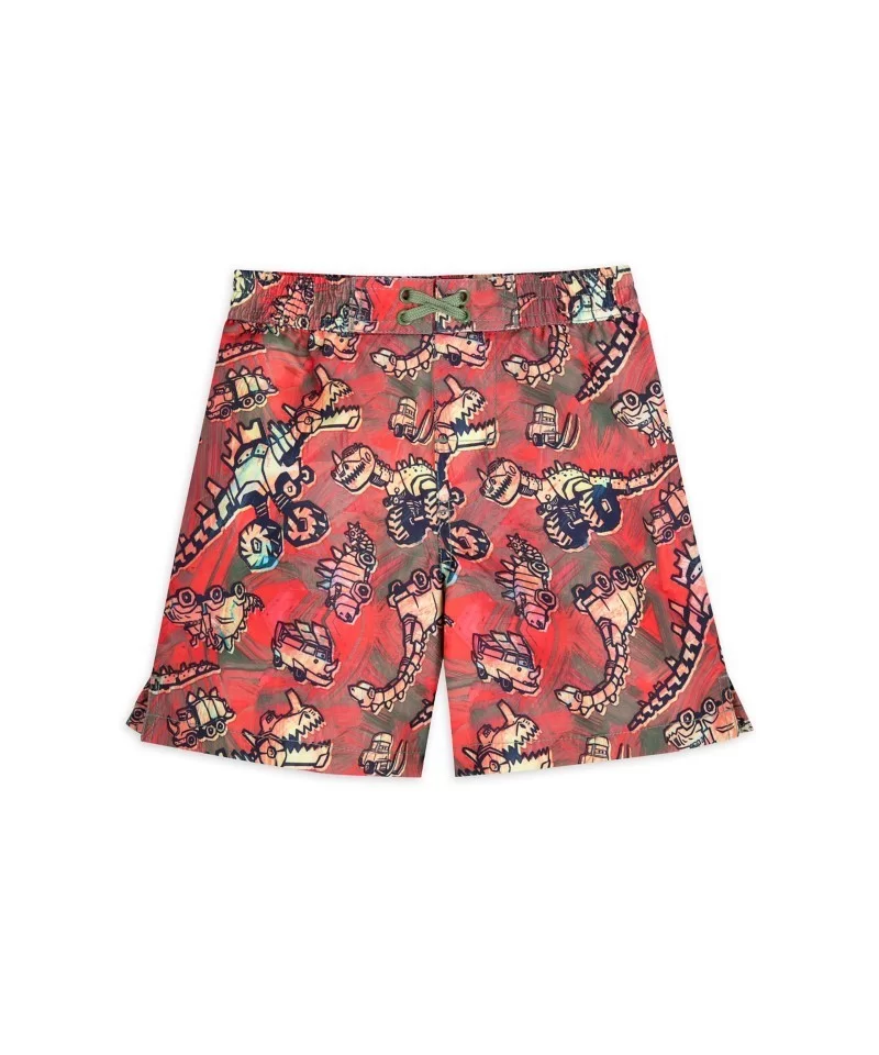 Cars on the Road Swim Trunks for Kids $6.00 BOYS