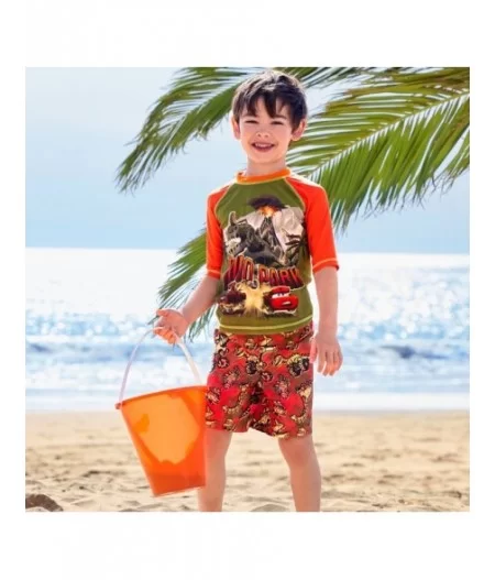 Cars on the Road Swim Trunks for Kids $6.00 BOYS