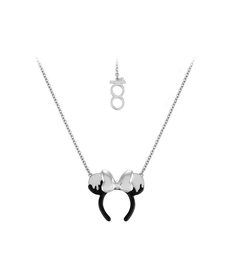 Minnie Mouse Ears Headband Disney100 Sterling Silver Necklace by Rebecca Hook $60.20 ADULTS