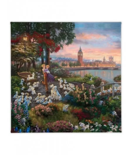 ''Disney 101 Dalmatians'' Gallery Wrapped Canvas by Thomas Kinkade Studios $35.20 COLLECTIBLES