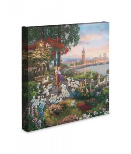 ''Disney 101 Dalmatians'' Gallery Wrapped Canvas by Thomas Kinkade Studios $35.20 COLLECTIBLES