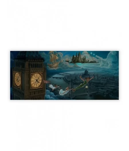 Peter Pan ''A Journey to Never Land'' Giclée by Jared Franco – Limited Edition $39.60 COLLECTIBLES