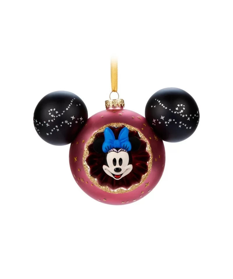 Minnie Mouse Sunburst Mouse Icon Ball Ornament $7.68 HOME DECOR