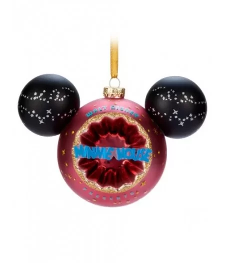 Minnie Mouse Sunburst Mouse Icon Ball Ornament $7.68 HOME DECOR