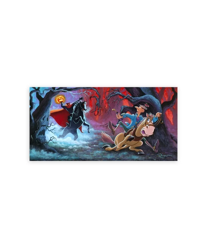 The Adventures of Ichabod and Mr. Toad ''The Witching Hour'' Giclée by Tim Rogerson – Limited Edition $38.40 COLLECTIBLES