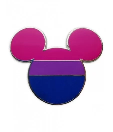 Disney Pride Collection Mickey Mouse Icon Pin – Bisexual Flag $4.92 COLLECTIBLES