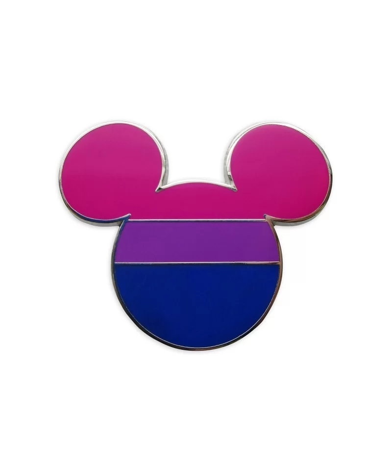 Disney Pride Collection Mickey Mouse Icon Pin – Bisexual Flag $4.92 COLLECTIBLES