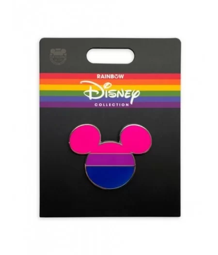 Disney Pride Collection Mickey Mouse Icon Pin – Bisexual Flag $4.92 COLLECTIBLES