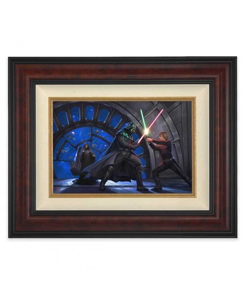 Star Wars ''A Son's Destiny'' Framed Canvas by Thomas Kinkade Studios – Limited Edition $248.00 COLLECTIBLES