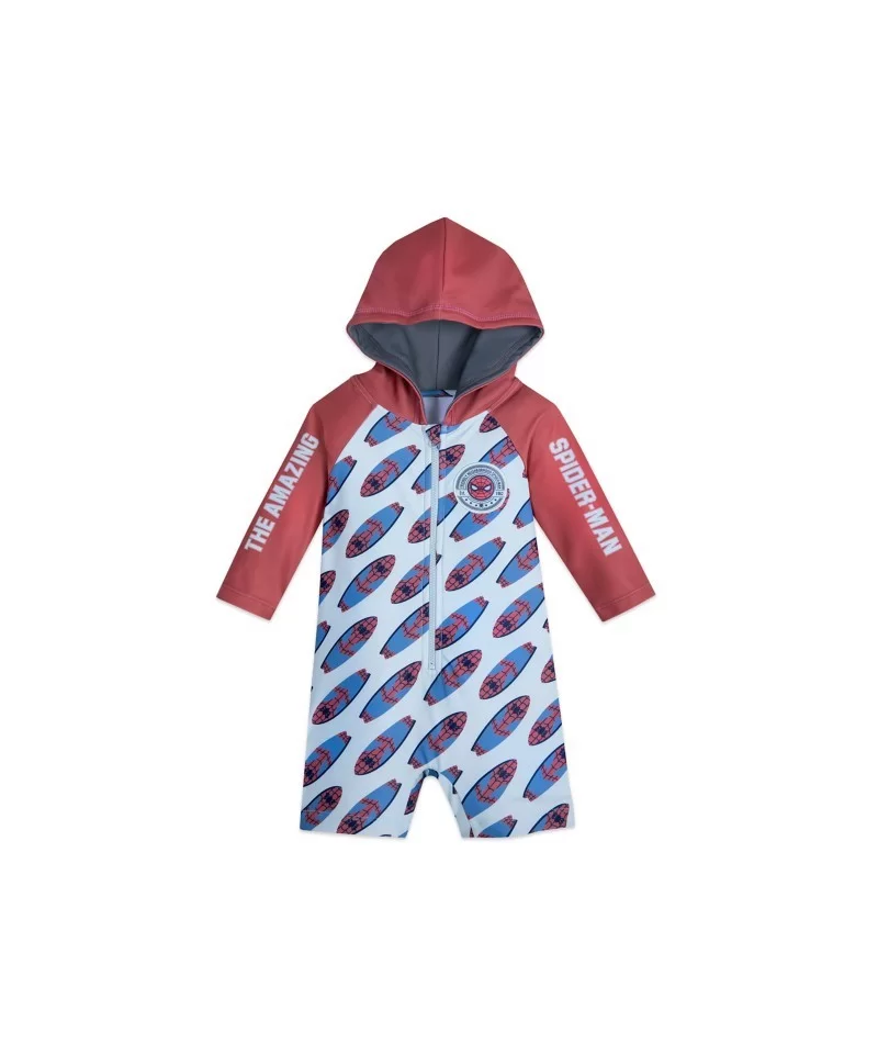 Spider-Man Hooded Bodysuit for Baby $9.80 UNISEX