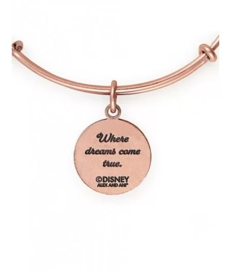 Fantasyland Castle ''Where Dreams Come True'' Bangle by Alex and Ani – Rose Gold $12.48 ADULTS