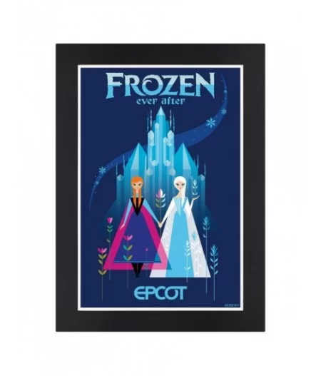 EPCOT Frozen Ever After Matted Print $16.00 HOME DECOR