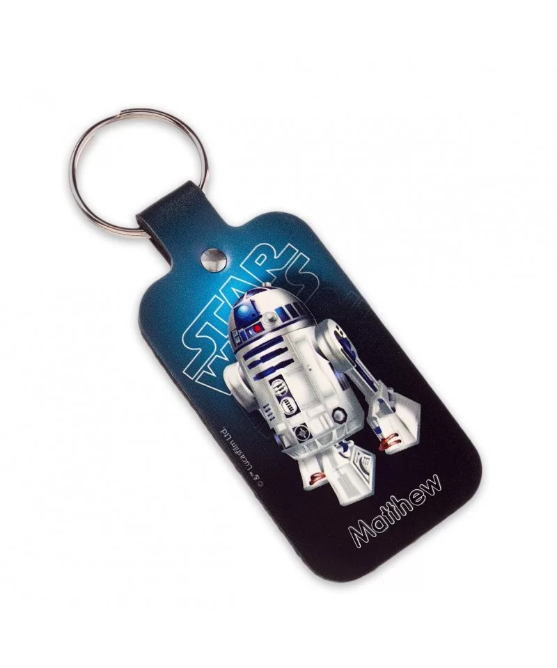 R2-D2 Leather Keychain – Star Wars – Personalizable $4.49 ADULTS