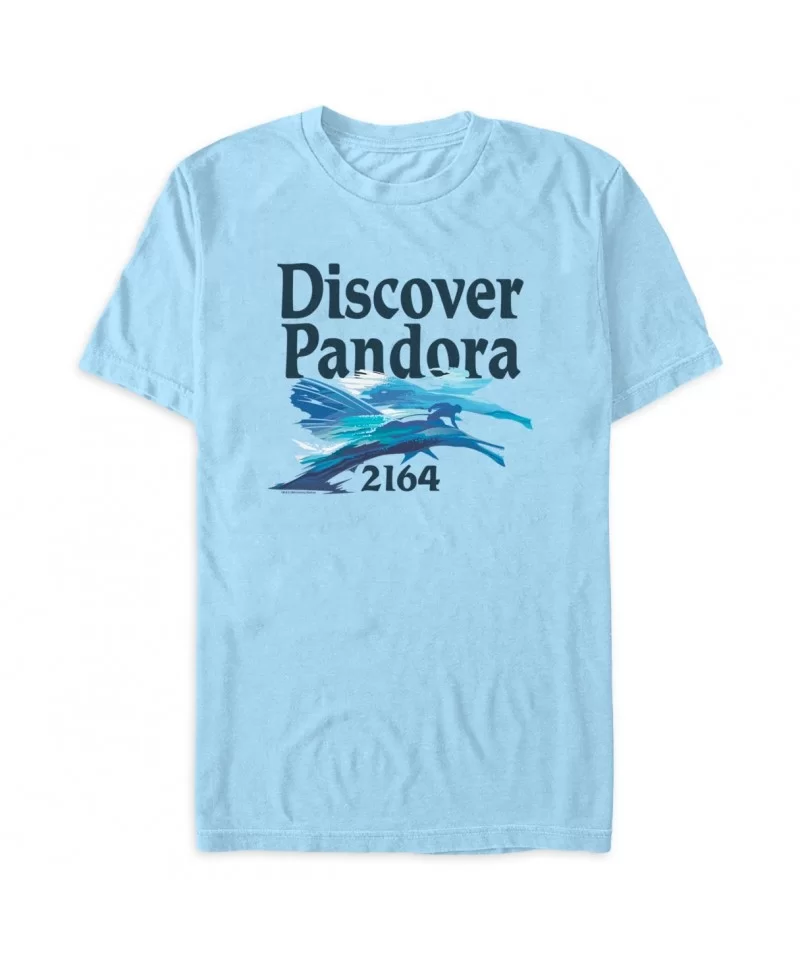 Avatar: The Way of Water ''Discover Pandora 2164'' T-Shirt for Adults $10.80 MEN