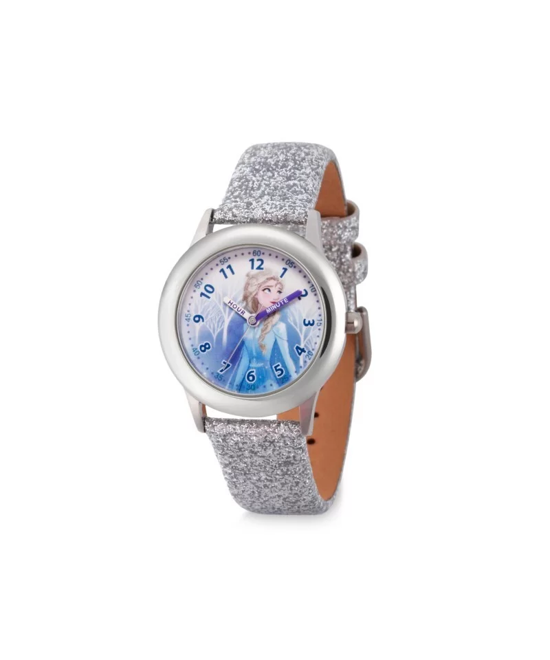 Elsa Stainless Steel Time Teacher Watch for Kids – Frozen 2 $18.80 KIDS