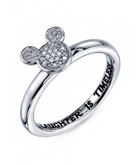 Mickey Mouse Diamond Ring for Women $39.54 ADULTS