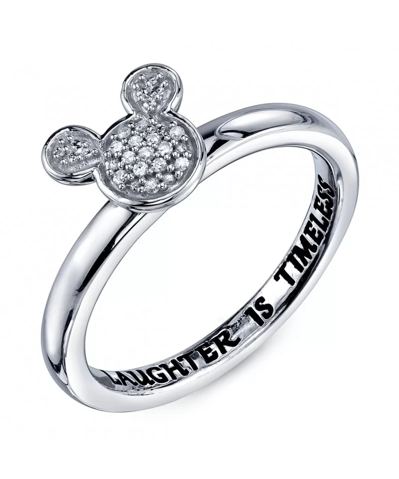 Mickey Mouse Diamond Ring for Women $39.54 ADULTS