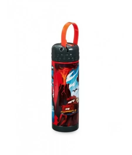 Cars on the Road Stainless Steel Water Bottle with Built-In Straw $6.88 TABLETOP