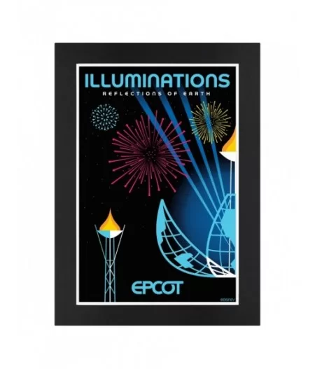 EPCOT IllumiNations: Reflections of Earth Matted Print $11.52 HOME DECOR