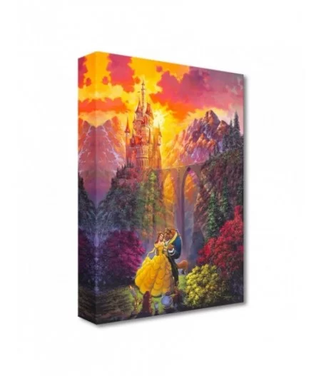 Beauty and the Beast ''Spring Dance'' Giclée on Canvas by Rodel Gonzalez – Limited Edition $40.80 HOME DECOR