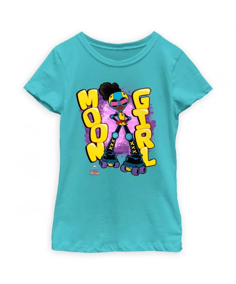 Moon Girl T-Shirt for Kids – Moon Girl and Devil Dinosaur $8.28 GIRLS