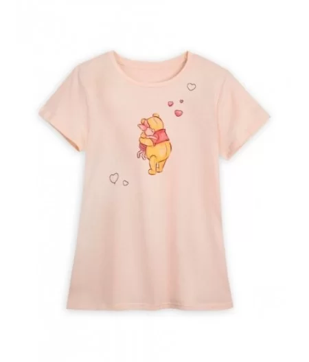 Winnie the Pooh and Piglet T-Shirt for Women $8.68 WOMEN