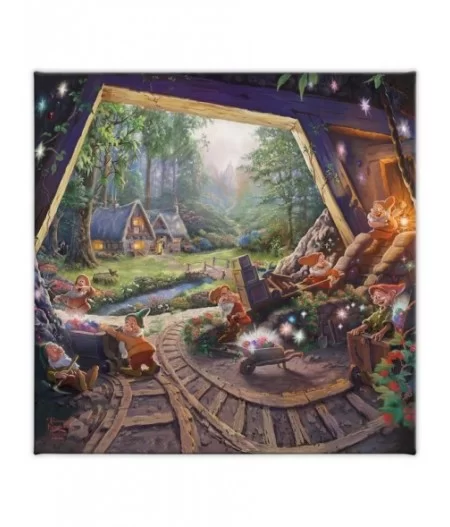 ''Snow White and the Seven Dwarfs'' Gallery Wrapped Canvas by Thomas Kinkade Studios $32.56 HOME DECOR