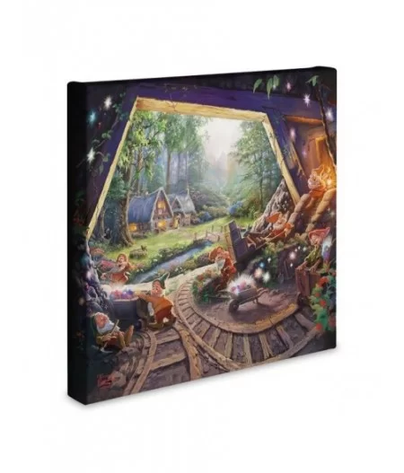 ''Snow White and the Seven Dwarfs'' Gallery Wrapped Canvas by Thomas Kinkade Studios $32.56 HOME DECOR