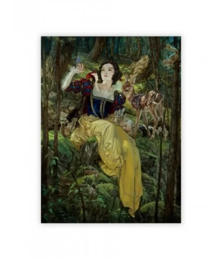 Snow White ''With a Smile and a Song'' Giclée by Heather Edwards – Limited Edition $56.40 HOME DECOR